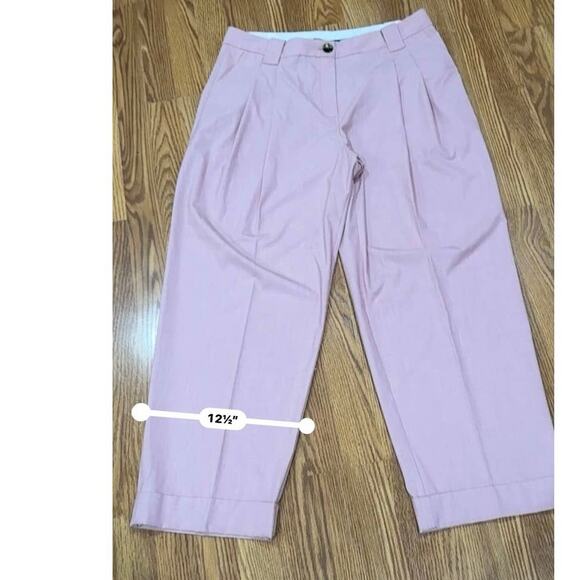 GANNI Drapey Melange Loose Mid Waist Pleat Pants size 44/US L - Picture 11 of 13